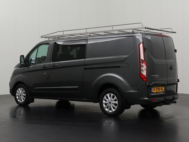 Ford TRANSIT CUSTOM 2.0TDCI 130PK Automaat Lang Limited Dubbele Cabine | Navigatie | Camera | Imperiaal | Trekhaak
