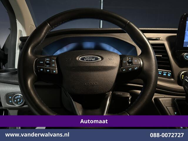 Ford TRANSIT CUSTOM 2.0 TDCI 130pk Automaat L2H1 Euro6 Airco | Multimediascherm | LED | Cruisecontrol | Parkeersensoren Verwarmde voorruit, Bijrijdersbank