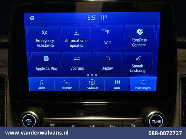 Ford TRANSIT CUSTOM 2.0 TDCI 131pk L2H1 Euro6 Airco | Navigatie | Camera | Apple Carplay LED, Cruisecontrol, Stoelverwarming, Verwarmde Voorruit, Parkeersensoren, Bijrijdersbank