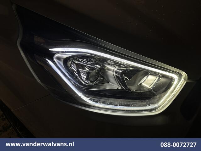 Ford TRANSIT CUSTOM 2.0 TDCI 131pk L2H1 Euro6 Airco | Navigatie | Camera | Apple Carplay LED, Cruisecontrol, Stoelverwarming, Verwarmde Voorruit, Parkeersensoren, Bijrijdersbank