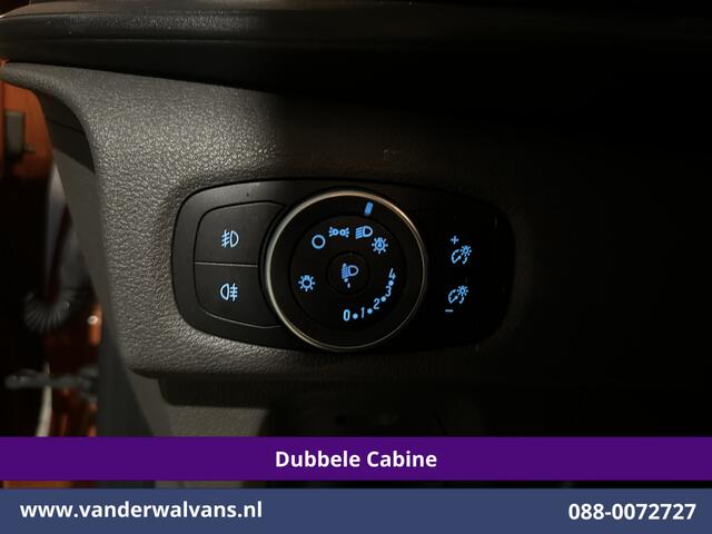 Ford TRANSIT CUSTOM 2.0 TDCI 170pk Automaat L1H1 Sport Dubbele Cabine Euro6 Airco | 5-Zits | Navigatie | Camera Apple Carplay, LED, Cruisecontrol, Stoelverwarming, Verwarmde Voorruit, Parkeersensoren