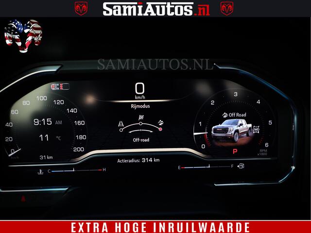 GMC SIERRA AT4 | VIRTUAL COCKPIT | BOM VOL | DC | RAM DEALER NEDERLAND | 6.2 V8 4X4 | GRIJSKENTEKEN | DUBBELE CABINE | PICK UP | VOORRAAD 261530 |