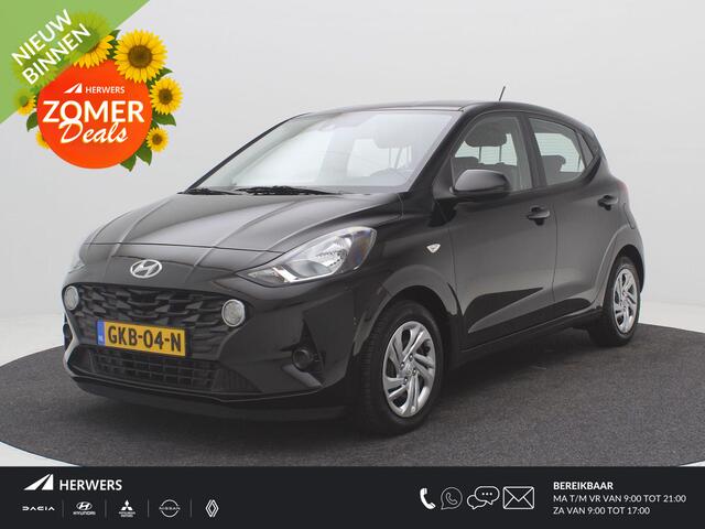 Hyundai I 10 1.0 Comfort / Stoel & Stuurwiel verwarming / Parkeersensoren achter / Cruise Control / Airco / Lichtsensor / 5-deurs / Bluetooth /