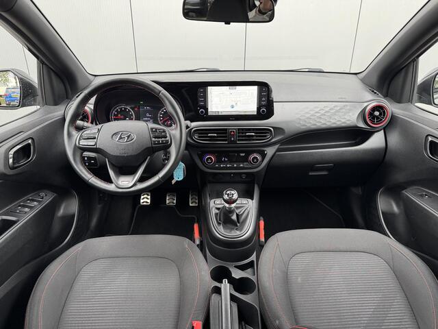 Hyundai I 10 1.0 T-GDI N Line 5-zits / Eerste Eigenaar / Dealer Onderhouden / Navigatie /Apple Carplay & Android Auto / Achteruitrij Camera / Cruise / stoel en stuur verwarming