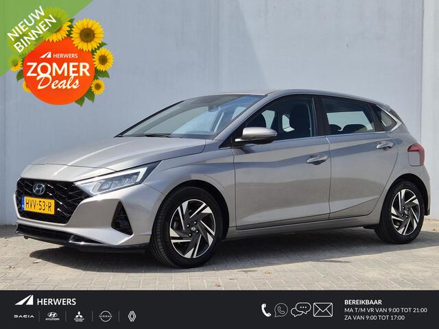 Hyundai I 20 1.0 T-GDI Comfort Automaat / Navigatie via Apple Carplay of Android Auto / Achteruitrijcamera / Cruise control / Stuur- en Stoelverwarming / Climate control / Lichtmetalen wielen 16" /