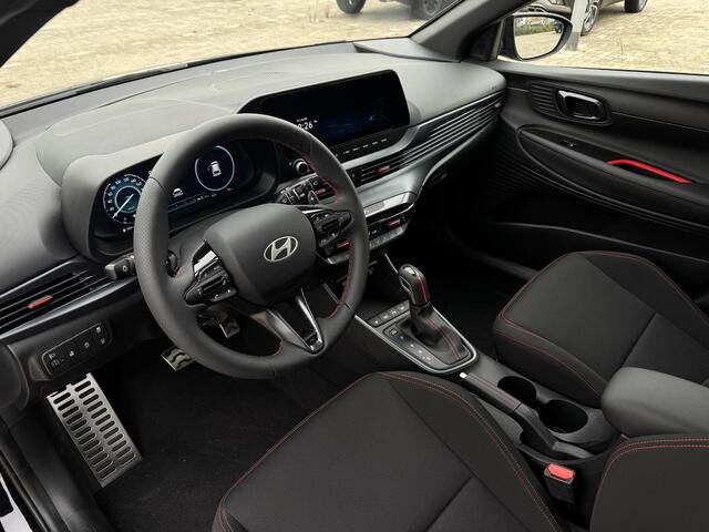 Hyundai I 20 1.0 T-GDI N Line Sky | Sportuitlaat | BOSE Premium audio | Adaptive cruise control | Lane keeping assistent | Stoel/stuurverwarming | Achteruitrijcamera | Parkeerhulp voor+achter | Schuif-kantel dak |