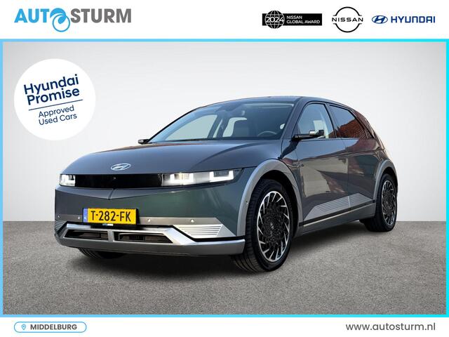 Hyundai IONIQ 5 Lounge AWD 77 kWh | Digitale Buitenspiegels(DSM) | Lounge Stoelen | Head-Up Display | BOSE Audio | Vol-Leder | 360° Camera | 20'' Velgen | Rijklaarprijs!