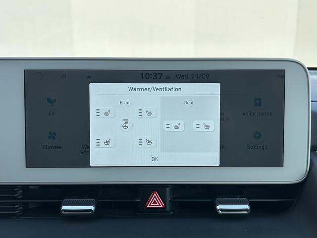 Hyundai IONIQ 5 Lounge 73kWh Automaat / Afneembare trekhaak / Trekhaak ( 1.600 kg ) / HUD / Apple carplay Android auto / Head-up Display / Stoelverwarming- en verkoeling / Bose geluidsinstallatie / Lederen bekleding /