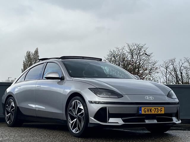 Hyundai IONIQ 6 Lounge 77.4 kWh | Schuifdak | Lederen bekleding elektrisch verstelbaar| Warmtepomp | Bose speakers | Adaptieve cruisecontrol | World car of the year 2023 |
