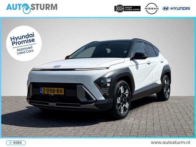 Hyundai Kona 1.6 GDI HEV Comfort Smart | Navigatie Full-Map | Camera | Stuur- + Stoelverwarming | Adapt. Cruise Control | Elek. Achterklep | Rijklaarprijs!