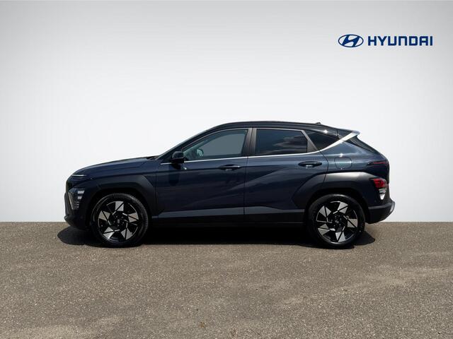 Hyundai Kona 1.6 GDI HEV Premium | Two-Tone Lakkleur | Stoelverwarming + -Ventilatie | 360° Camera | Leder | Navigatie | Apple Carplay/Android Auto | Geheugenstoel | Rijklaarprijs!