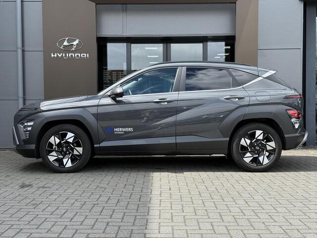 Hyundai Kona 1.6 GDI HEV Premium / Demo Actie / Leder / Elek. Bedienbare Voorstoelen / Stoel- & Stuurverwarming / Stoelverkoeling / 360 Camera /
