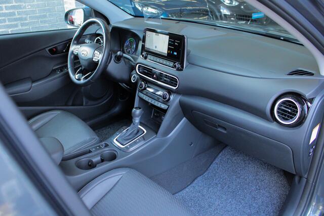 Hyundai Kona 1.6 GDI HEV Premium |dealer onderhouden|vol leder|keyless|HUD|