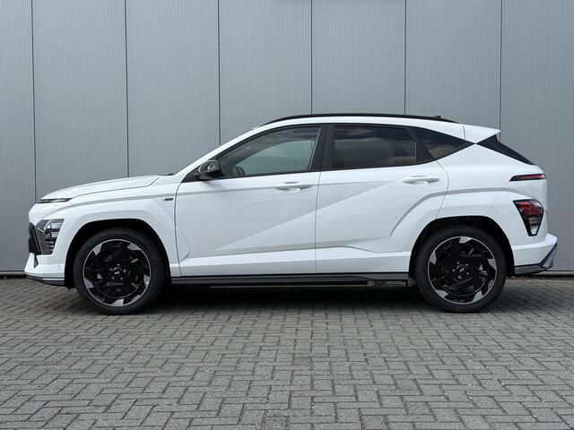 Hyundai Kona Electric N Line 65.4 kWh / Dynamische Routeplanner / Climate Control / Adaptive Cruise Control / 360 Camera / Stoel- & Stuurverwarming / Stoelverkoeling / Snel Leverbaar! /