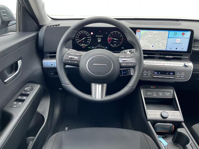 Hyundai Kona 1.6 GDI HEV Comfort Smart voorstoelen verwarmd/ Apple Carplay/Android Auto/ navigatiesysteem/ kleur parelmoer - Ecotronic Gray Pearl/