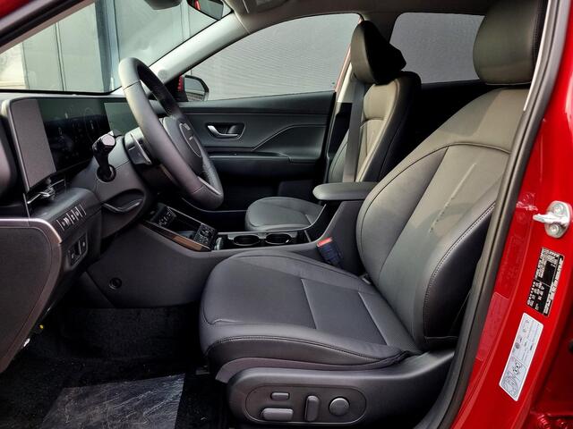 Hyundai Kona 1.6 GDI HEV Premium / Lederen bekleding / Stoel verwarming en ventilatie / 360 Graden Camera / 18 " lm / Led Koplampen /