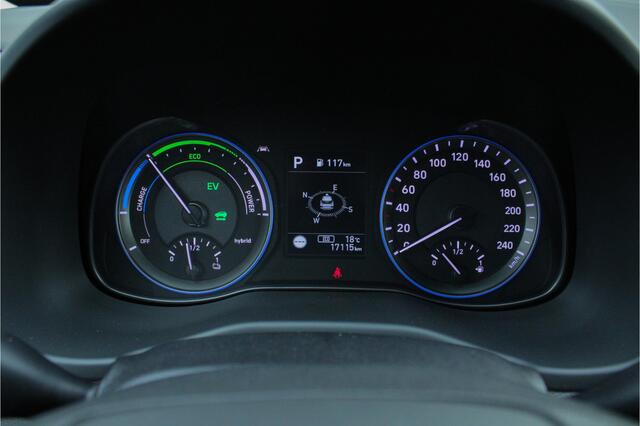 Hyundai Kona 1.6 GDI HEV Premium |trekhaak|dealer onderhouden|stoelverwarming|navigatie|parkeersensoren|