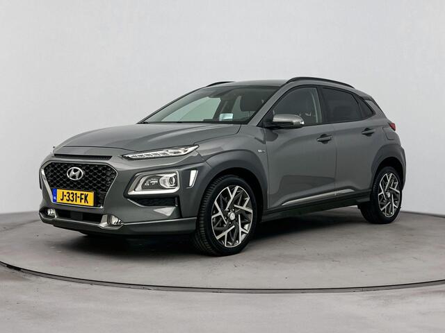 Hyundai Kona 1.6 GDI HEV Premium | Elektrische stoelen | Trekhaak | Vol Leder | Stoelverwarming | Stoelverkoeling | Stuurwiel verwarming | Apple carplay & Android auto