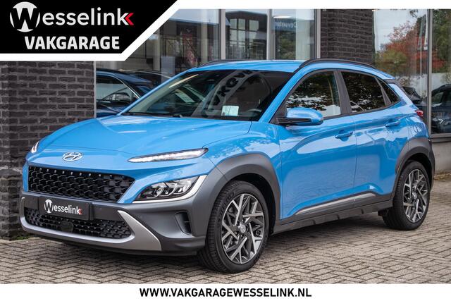Hyundai Kona 1.6 GDI HEV Premium - Lederen bekleding | elektr. verstelbare stoelen
