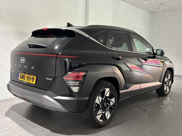 Hyundai Kona 1.6 GDI HEV Premium Hybride automaat met Lederen bekleding, Navigatie en Stoelverwarming Rijdende demo!