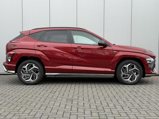 Hyundai Kona 1.6 GDI HEV N Line / Modeljaar 2026 / 2000 Korting / Stoelverkoeling / Stuurverwarming / Stoelverwarming Voor + Achter / Snel Leverbaar! /