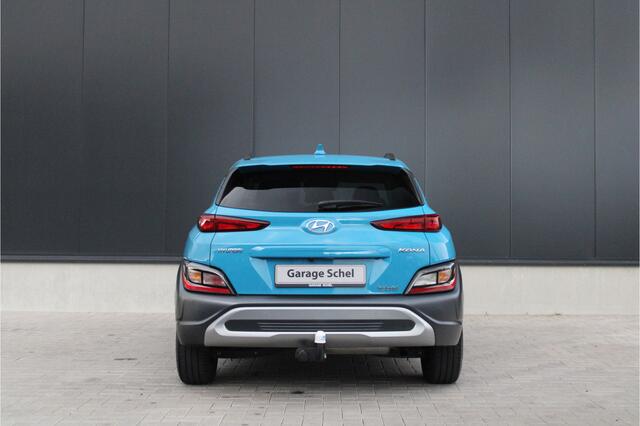 Hyundai Kona 1.6 GDI HEV Fashion Sky 105pk - Schuifdak - Navi - Camera - Blind spot - Climate - Trekhaak - HUD - Rijklaar