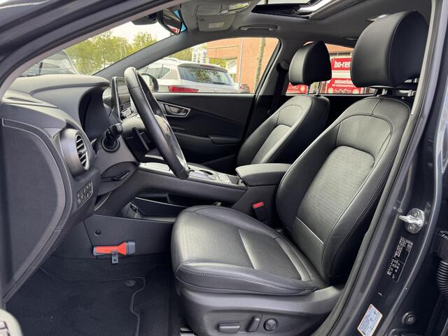 Hyundai Kona EV Premium 64 kWh SoH 97% Meest Luxe Uitvoering incl. Schuif-/Kanteldak!