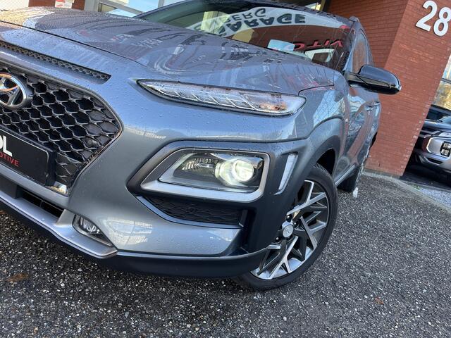 Hyundai Kona 1.6 GDI HEV Premium // DODEHOEK // HEAD-UP DISPLAY // KEYLESS // LEDER // CAMERA+SENSOREN // LED // CLIMA // STUUR+STOELVERWARMING //