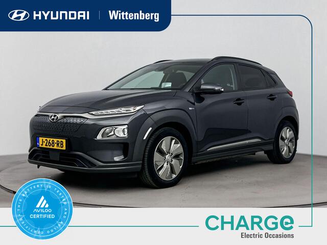 Hyundai Kona EV Fashion 64 kWh | Dodehoek detectie | Parkeersensoren achter en Camera | Warmtepomp | Soh 96,6% |