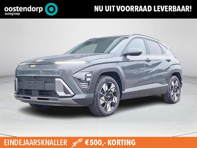 Hyundai Kona 1.6 GDI HEV Premium | Apple Carplay / Android Auto | Stoel Geheugen | Stoel / Stuur Verwarming | Elektrische Achterklep | Uit Voorraad Leverbaar |
