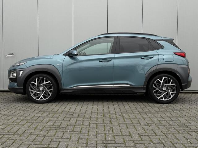 Hyundai Kona 1.6 GDI HEV Premium / 1e Eigenaar / Trekhaak 1300 KG / Zwart Leder / KRELL Audio / Achteruitrijcamera / Climate Control / Adaptive Cruise Control /