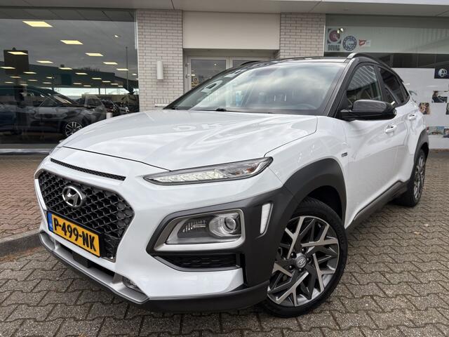 Hyundai Kona 1.6 GDI HEV Premium | Stuur + Stoelverwarming | Trekhaak |