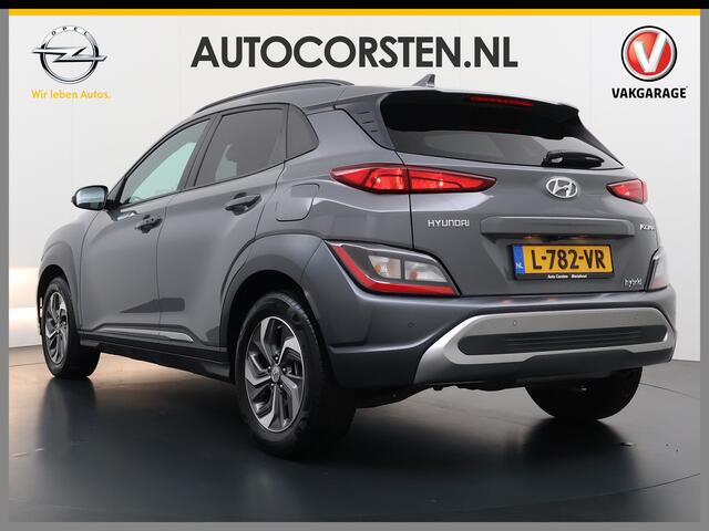 Hyundai Kona |142PK AUT. HEV Hybride Semi-Auto-Pilot (lane-Assist+Camera+Adap.Cruise) Navi Ecc Apple Carplay Android Digi-Dash Head Up Display Pdc Krell®-Audio Fashion Lmv Isofix DAB Led Regen-Lichtsensor 1e Eigenaar Origineel Nederlandse Auto