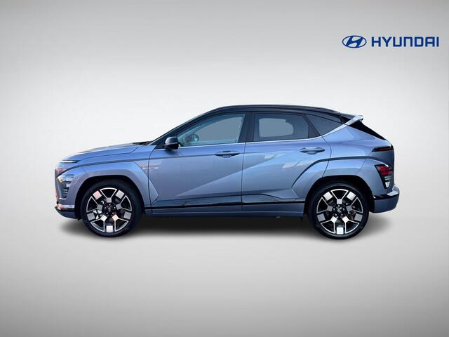Hyundai Kona Electric Premium Sky 65.4 kWh SoH 99% NL-Auto + 1e Eigenaar, Meest Luxe Uitvoering!