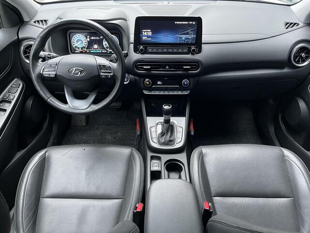 Hyundai Kona 1.6 GDI HEV Premium | Lederen bekleding | Trekhaak | 18'' 2-tone Lmv | Head up display | Adaptieve cruisecontrol |