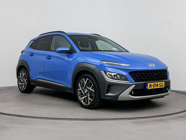 Hyundai Kona 1.6 GDI HEV Premium Sky | Schuif Kantel dak | Lederen Bekleding | Stoel & Stuur verwarming | Adaptive Cruise | Trekhaak 1350kg Geremd |