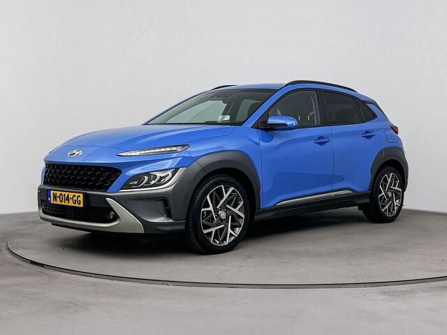 Hyundai Kona 1.6 GDI HEV Premium Sky | Schuif Kantel dak | Lederen Bekleding | Stoel & Stuur verwarming | Adaptive Cruise | Trekhaak 1350kg Geremd |