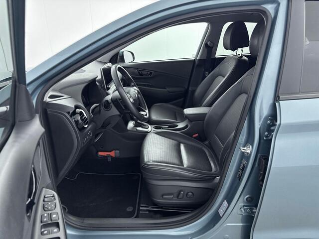 Hyundai Kona 1.6 GDI HEV Premium | Achteruitrij Camera | Adaptive Cruise | Lederen Bekleding | Navigatie | Lane Assist | Elektrische Stoelen |