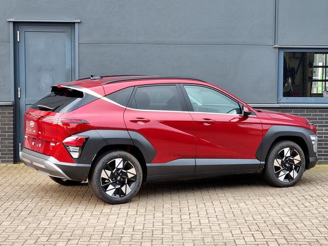Hyundai Kona 1.6 GDI HEV Premium / ¤ 3.000,- Voordeel Op Nieuwprijs / Rijklaarprijs / Direct Leverbaar /Modeljaar 2026 / Navigatie / 18" LMV / Adaptieve Cruise Control / Parkeersensoren voor en achter / Stoelverkoeling / Stuurverwarming /