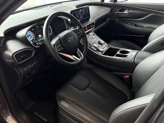 Hyundai SANTA FE 1.6 T-GDI PHEV PREMIUM 7P AWD LEER ELEK.KLEP CAMERA NAVI STOEL/STUUR VERW. PLUG IN HYBRID