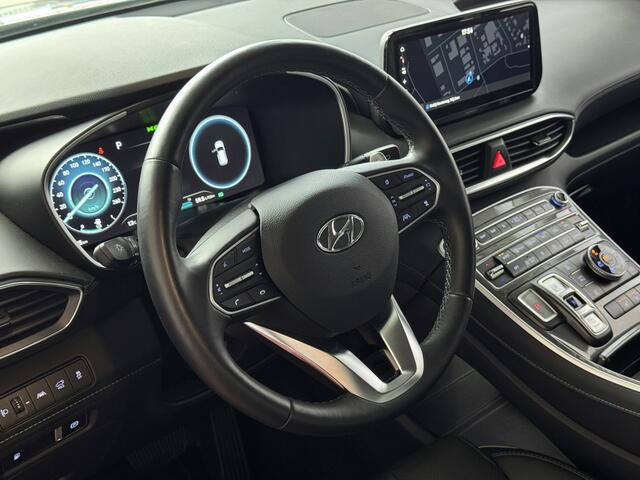 Hyundai SANTA FE 1.6 T-GDI PHEV PREMIUM 7P AWD LEER ELEK.KLEP CAMERA NAVI STOEL/STUUR VERW. PLUG IN HYBRID