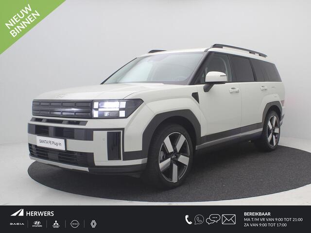 Hyundai SANTA FE 1.6 T-GDI PHEV Comfort Plus Limited 4WD 7 persoons / Rijklaarprijs / Direct Leverbaar / 7 Persoons / Full Option / Nieuwe Santa Fe / Zwarte Lederen interieur /
