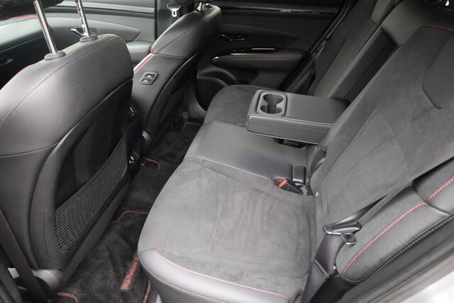 Hyundai TUCSON 1.6 T-GDI PHEV N Line 4WD TREKHAAK-AFN SUEDE/LEDER SMART CRUISE STOELKOELING 4xSTOELVERW. 19"LMV 2xPDC 360-CAMERA NAVI KEYLESS ELEKTR.A.KLEP KRELL 1650KG-TREKGEWICHT!