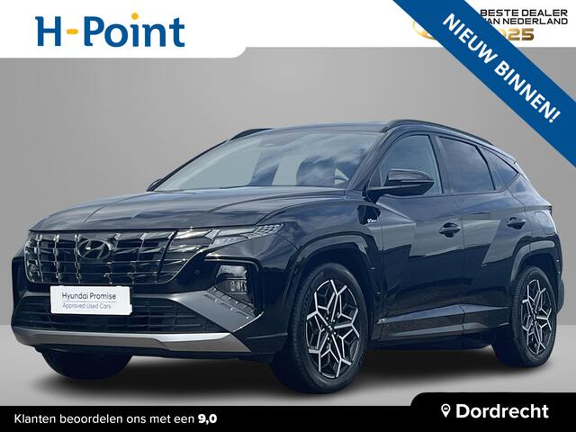 Hyundai TUCSON 1.6 T-GDI HEV 230 PK N Line | 1650 kg trekvermogen | Geïntegreerde navigatiesysteem | Stoelverwarming | Android Auto & Apple Carplay | 19'' Lichtmetalen velgen |