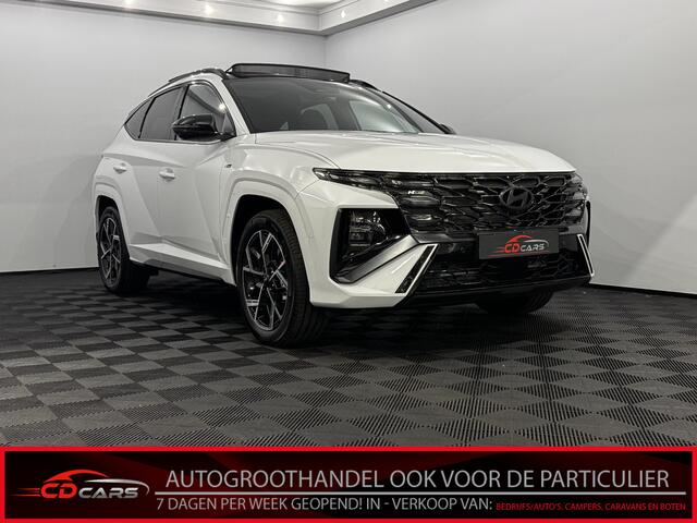 Hyundai TUCSON 1.6 T-GDI PHEV N Line Sky Pano, Half leder, 360 Camera, Navi, Winterpakket, Head-up display, Elektrische achterklep, 5 jaar garantie