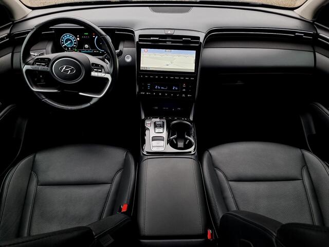 Hyundai TUCSON 1.6 T-GDI HEV Premium Sky Automaat / 1650KG Trekgewicht / Schuif-/Kanteldak / Elektr. Achterklep / Lederen Bekleding / Rondomzicht Camera /