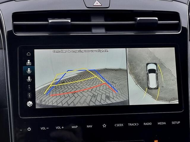 Hyundai TUCSON 1.6 T-GDI HEV Premium Sky Automaat / 1650KG Trekgewicht / Schuif-/Kanteldak / Elektr. Achterklep / Lederen Bekleding / Rondomzicht Camera /