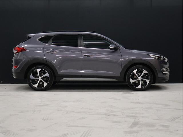 Hyundai TUCSON 1.6 T-GDi Comfort 4WD [SCHUIFKANTELDAK, VOL LEDER, CAMERA, STOELVENTILATIE + VERWARMING, CLIMATE, NAVIGATIE, NIEUWSTAAT]