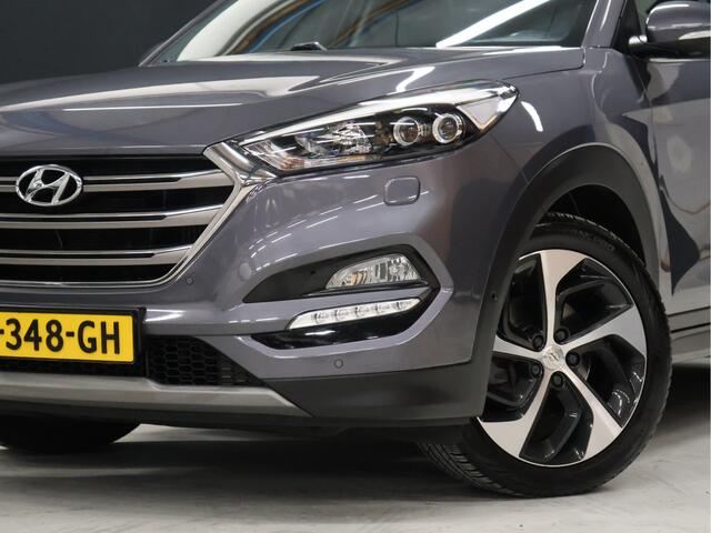 Hyundai TUCSON 1.6 T-GDi Comfort 4WD [SCHUIFKANTELDAK, VOL LEDER, CAMERA, STOELVENTILATIE + VERWARMING, CLIMATE, NAVIGATIE, NIEUWSTAAT]