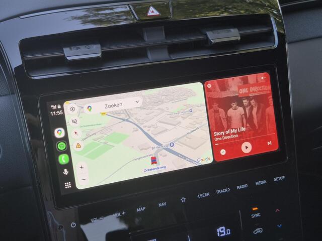 Hyundai TUCSON 1.6 T-GDI PHEV Plug-in N Line 4WD Automaat / Apple Carplay Android Auto / Trekhaak afneembaar / Trekgewicht 1350 kg / Allseason banden / Stuur-, Stoel en Achterbankverwarming / Elektrische achterklep / Rondomzicht camera /